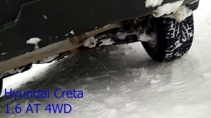 Creta в деревне. Про полный привод в снегу.