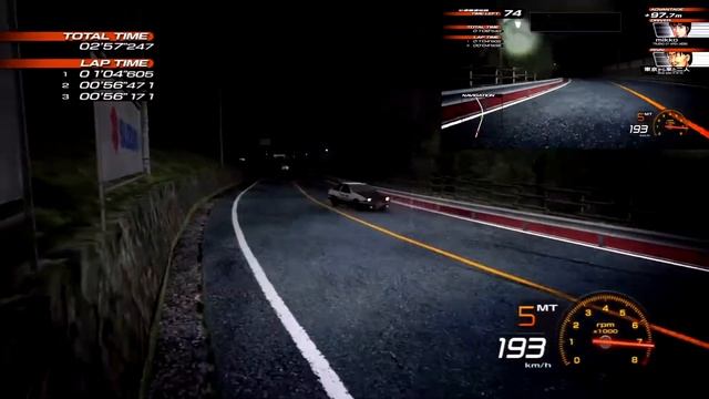 Initial D Extreme Stage - Playthrough #3 [AE86 VS S15] смотреть онлайн