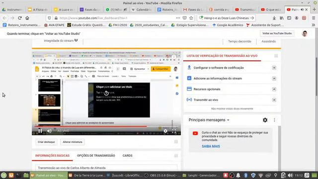 Transmissão ao vivo de Carlos Alberto de Almeida смотреть онлайн