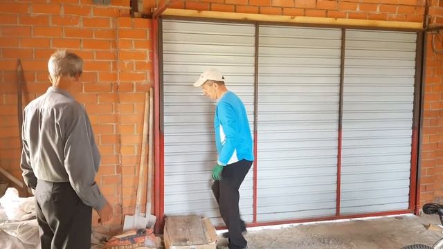 Вертикальные подъемные ворота на гараж. смотреть онлайн