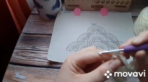 МК Шаль «Ракушки» крючком//подробно, вяжем вместе.