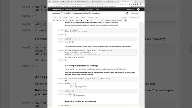 Lecture 2: Intro to NumPy смотреть онлайн