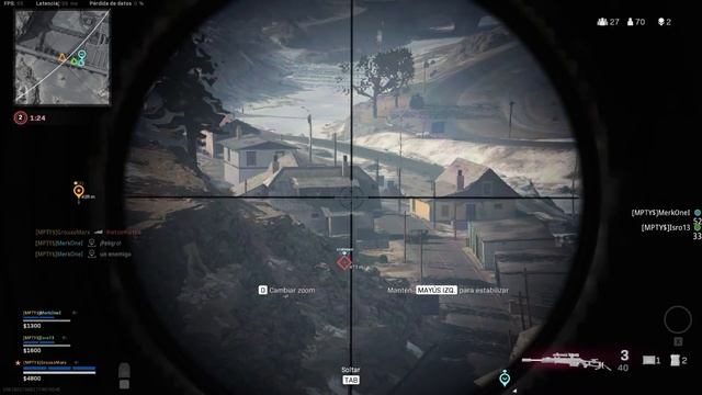 2 longshots, 2 enemies down - Warzone sniper смотреть онлайн