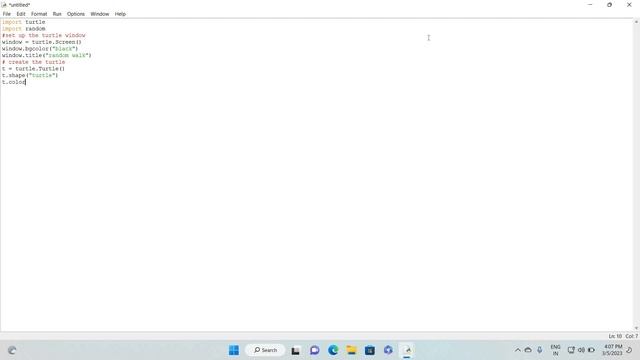 Program in Python using the Turtle library смотреть онлайн
