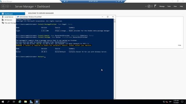 (Microsoft Azure) Como virtualizar un conteiner en Windows Server 2019 (Docker) смотреть онлайн