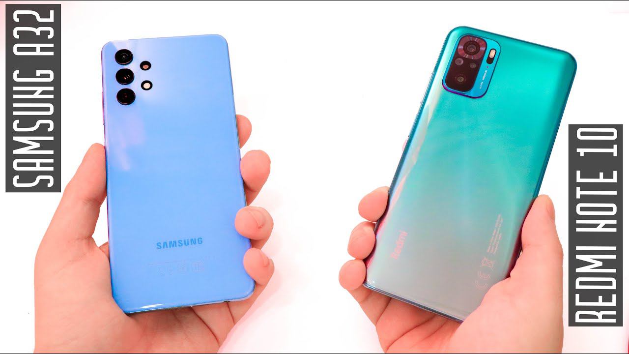 Samsung Galaxy A32 или Xiaomi Redmi Note 10? Что выбрать в 2021 году? смотреть онлайн