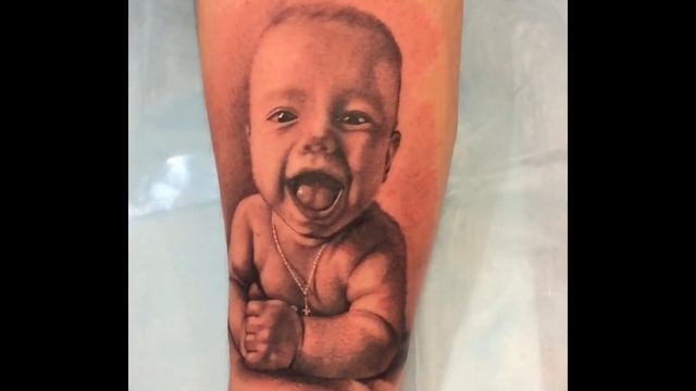 Tattoo_портрет ребенка_мастер Надточий Юлия смотреть онлайн