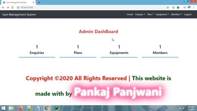 Gym Management System Python Project | Python Django Project смотреть онлайн