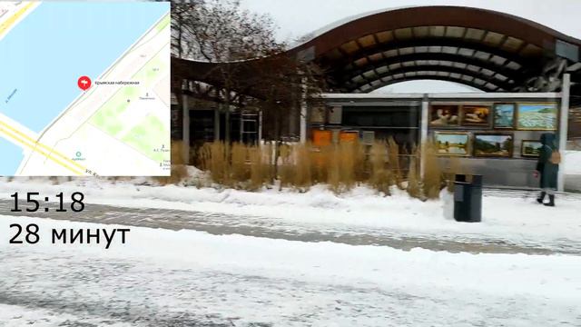 18.5 км за три часа по морозной Москве! Давайте больше ходить! #времядвижения смотреть онлайн