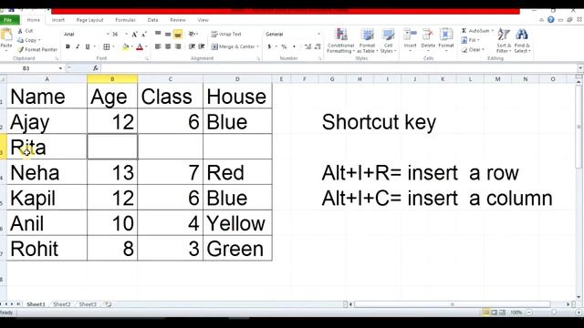 Insert Row and column in a excel sheet смотреть онлайн