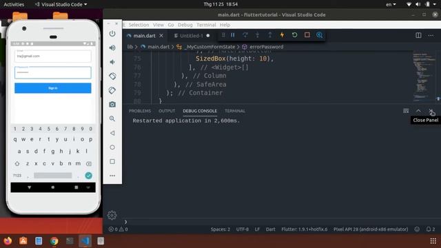 Test validate TextField Flutter смотреть онлайн