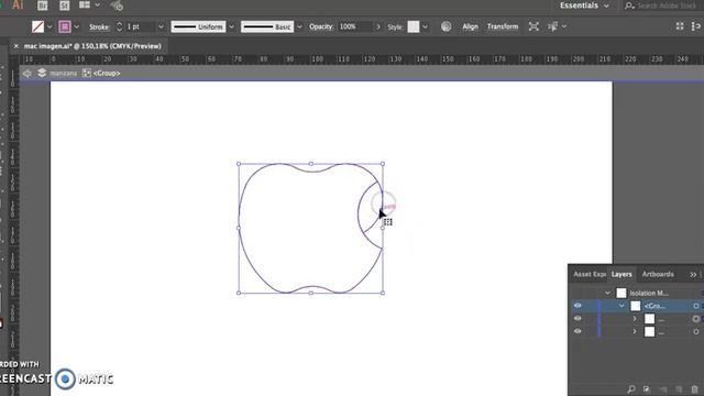 Vector logo apple en Illustrator смотреть онлайн