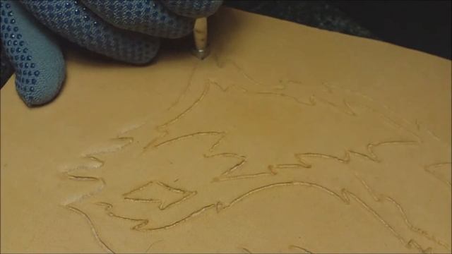 Тиснение по коже. Создаем с нуля изображение. Тиснение рисунка на коже. смотреть онлайн