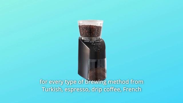 Capresso 560.01 Infinity Conical Burr Grinder Review смотреть онлайн