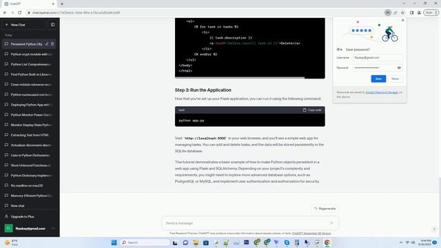 How would one make Python objects persistent in a webapp смотреть онлайн