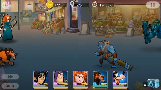 Disney Heroes: Battle Mode #30 (мобильная игра) прохождение для детей: ГЕРОИ ДИСНЕЯ Боевой Режим смотреть онлайн
