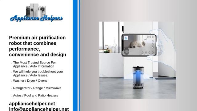 Premium air purification robot that combines performance, convenience and design смотреть онлайн