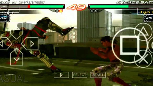 TEKKEN 6 - PSP gameplay (ppsspp) смотреть онлайн