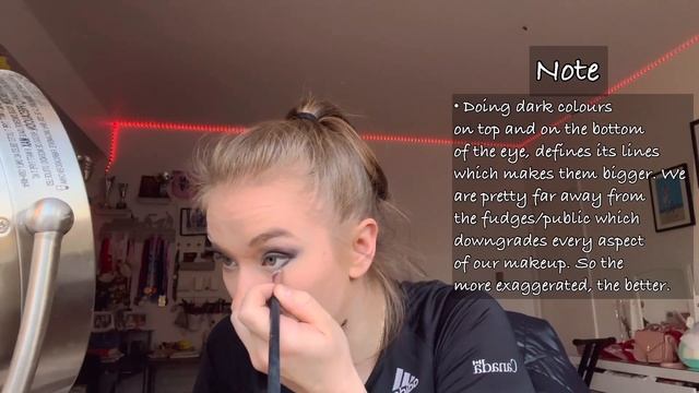 How to do a smokey eye/tiger eye competition makeup for rhythmic gymnastics. смотреть онлайн