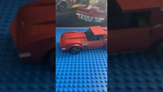 Lego speed champions “Chevrolet corvette C8.R Race car and 1968 Chevy Corvette” review смотреть онлайн