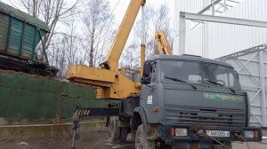 Автокран КС-45719-1 Галичанин. Обзор.