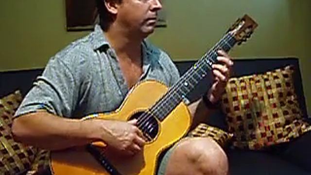 Butchering Bach on antique parlor guitar смотреть онлайн