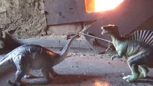 Динозавры топят баню игрушки динозавры.Мультик про динозавров.Смех видео.Cartoon with toys dinosaurs