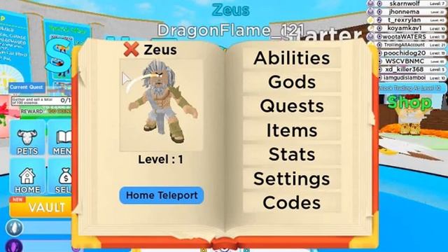 Roblox God Simulator 2 Codes December 2020 смотреть онлайн