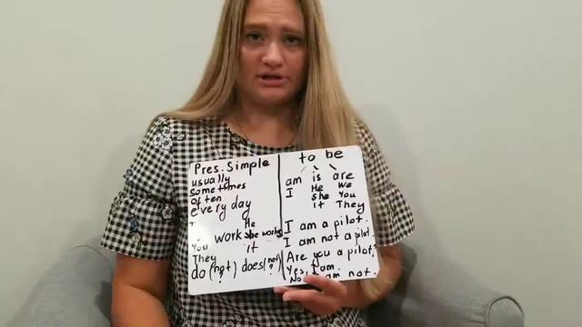 Present Simple Глагол to be Skype Lazska смотреть онлайн