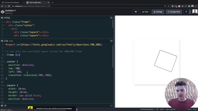 Build a CSS Star Animation | 100 Days CSS Challenge смотреть онлайн