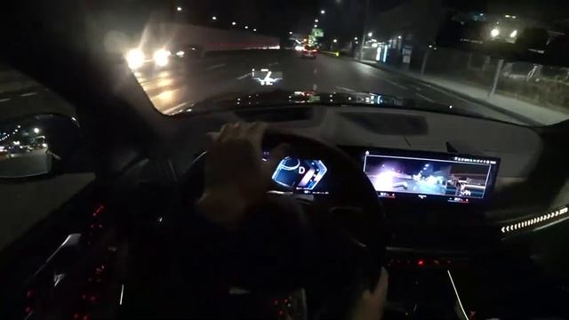 2023 BMW X7 XDrive 40i POV Night Drive