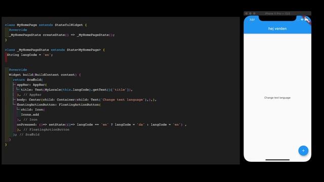 Flutter Internationalization using JSON serialization смотреть онлайн