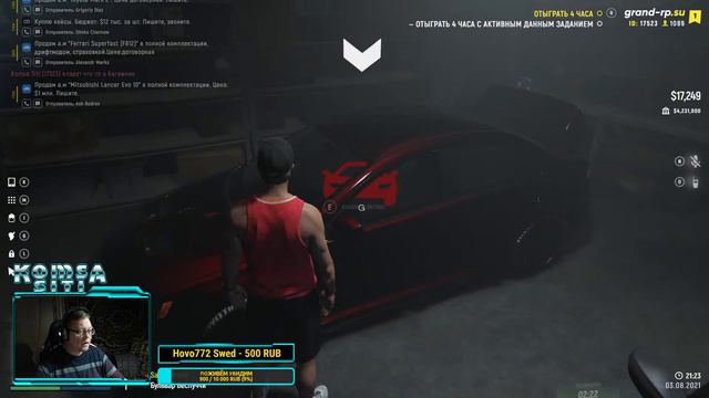 Играем в GTA 5 Grand RP сервер 1, Живём и радуемся. смотреть онлайн