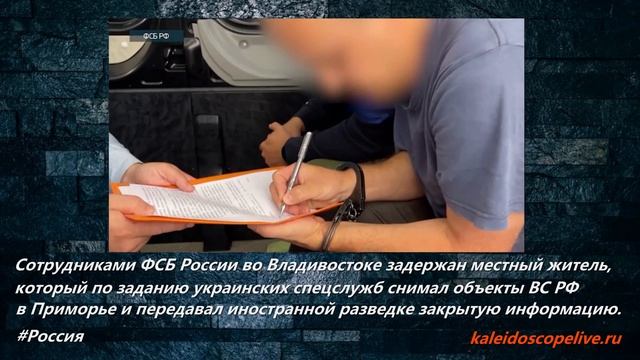 Сотрудниками ФСБ России во Владивостоке задержан местный житель смотреть онлайн