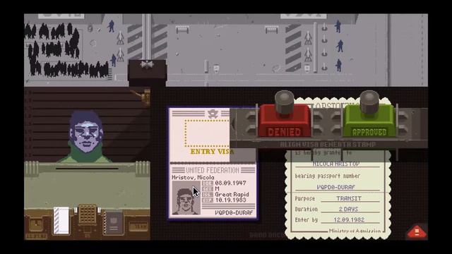 Papers Please: Day 4 To Catch A Killer смотреть онлайн