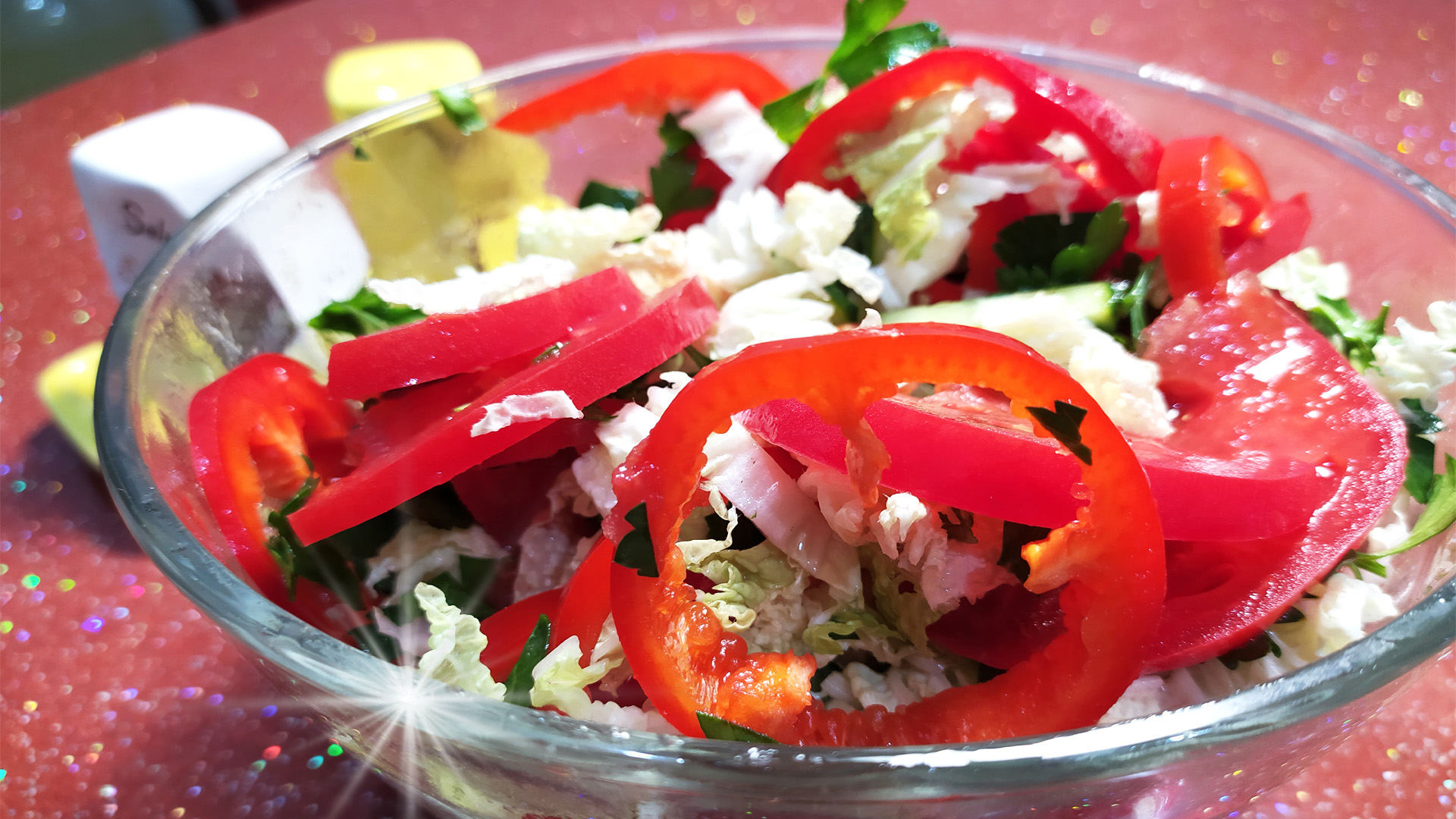 Вкусный овощной салат с маслом на каждый день!