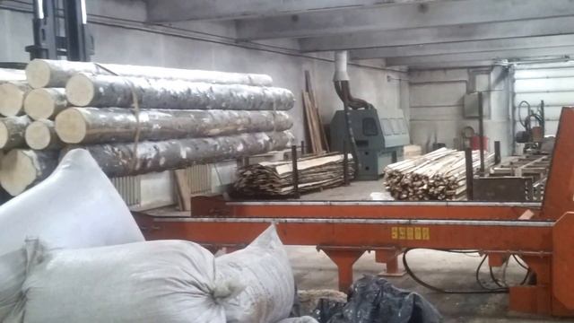 Wood-Mizer LT70 remote распиловка промерзшей древесины смотреть онлайн