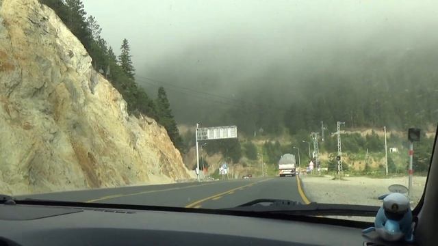 #25 На машине в Грузию и Турцию 2019 г. (Дорога в облаках на пути в Тробзон) смотреть онлайн