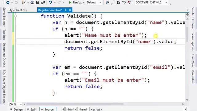 Java Script Form Validation смотреть онлайн