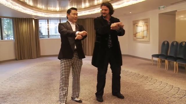 Learn the Gangnam Style dance with K-Pop sensation Psy смотреть онлайн
