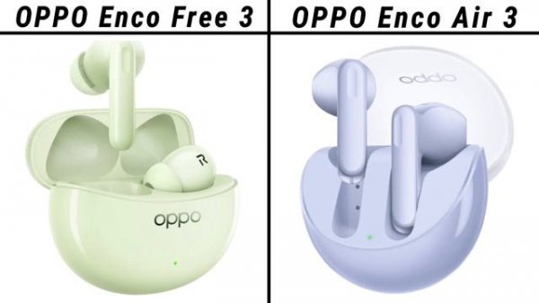 OPPO Enco Free 3 VS OPPO Enco Air 3