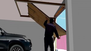 Самодельные подъемные ворота.mp4