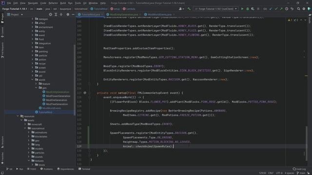 Minecraft Modding 1.18.2 with Forge | ENTITY WORLD GENERATION смотреть онлайн