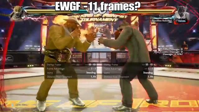 T7 frame data dlc bug for EWGF смотреть онлайн
