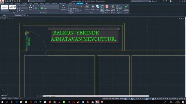 AutoCAD 2020 - Ders 42 - Text (Yazı) Komutu ve Detaylı Ayarlamaları Bölüm 1 смотреть онлайн