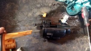 Топливный фильтр хендай Гетц, замена. Колечки из-за которых он будет плохо заводиться.