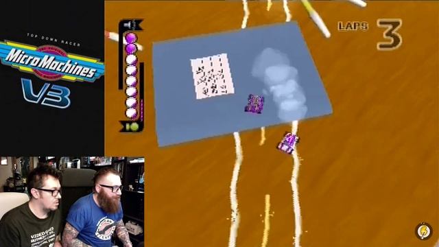 Micro Machines V3 - PS1 смотреть онлайн