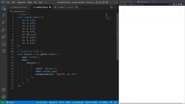 ChartJS Scatter Charts - From Beginner to Pro in Less Than 5 Minutes смотреть онлайн