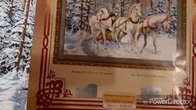 18. Вышивка. Русская тройка. Окончание работы. смотреть онлайн