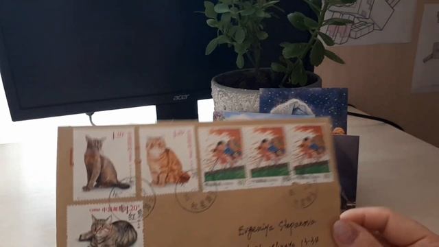 ПОСТКРОССИНГ// Postcrossing//Входящие #21//Немного оформления // Покупки из FixPrice и WB// смотреть онлайн